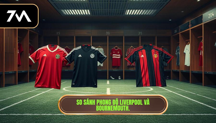 1. So sánh phong độ Liverpool và Bournemouth.